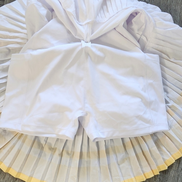 New!Beach Riot Bria Tennis Dress in White Sand. - Picture 13 of 16